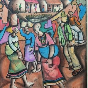 Village Scene by Sibeko, Peter