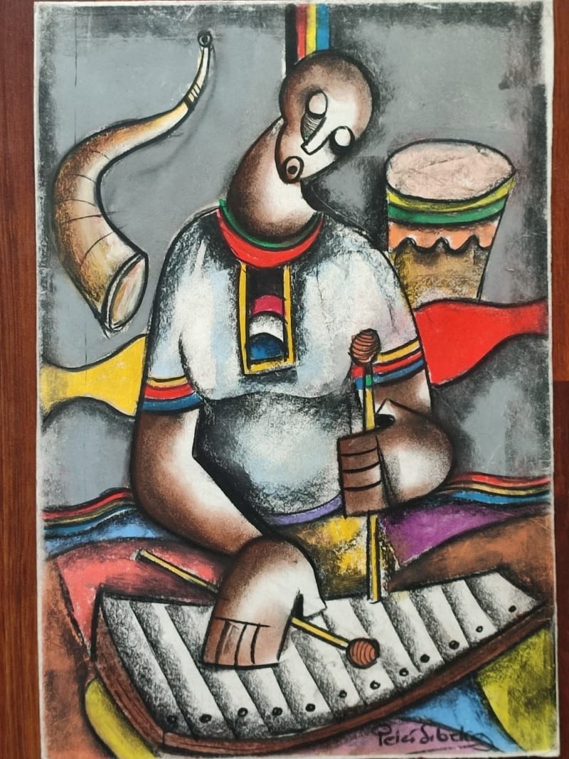 Xylophone Player by Sibeko, Peter