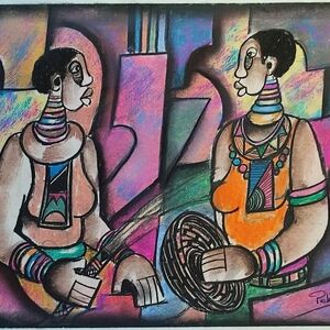 Women's Chat (2) by Sibeko, Peter
