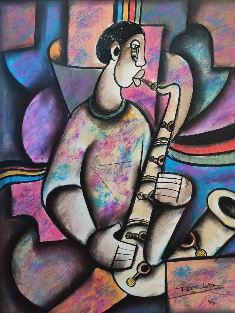 Sax Player by Sibeko, Peter