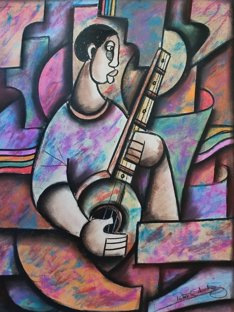 A Banjo Virtuoso by Sibeko, Peter