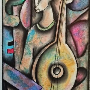 Banjo Player (4) by Sibeko, Peter