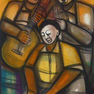 Musicians - a Trio by Ndaba, Godfrey