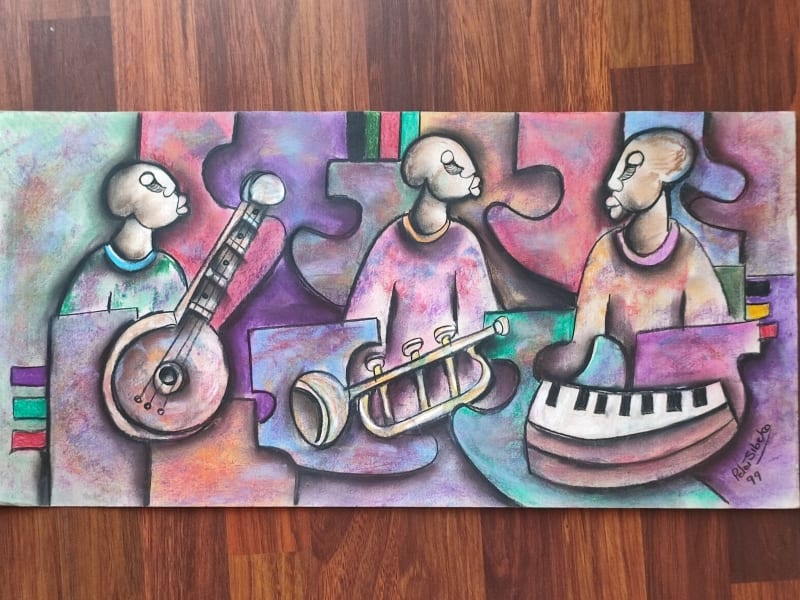Musical Trio by Sibeko, Peter