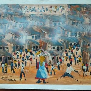 Village - Women And Youth (1) by Sekhaolelo, Solomon