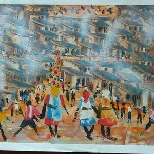 Village - Women And Youth (3) by Sekhaolelo, Solomon
