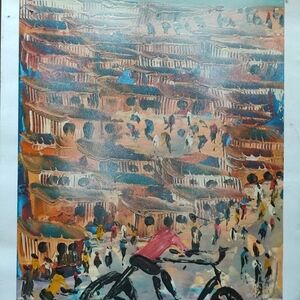 Township Life - Cyclist View (2) by Sekhaolelo, Solomon