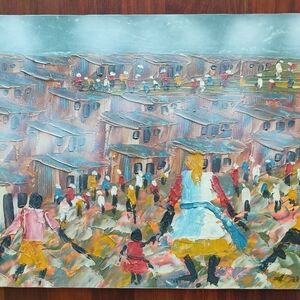Township Afternoon - Haze And Rooftops (3) by Sekhaolelo, Solomon