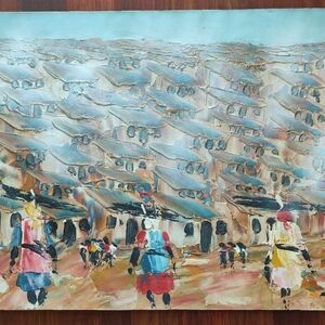 Township Afternoon - Haze And Rooftops (2) by Sekhaolelo, Solomon
