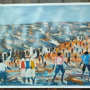 Township in Colors and Shades (4) by Sekhaolelo, Solomon