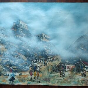 Mountain Village by Sekhaolelo, Solomon