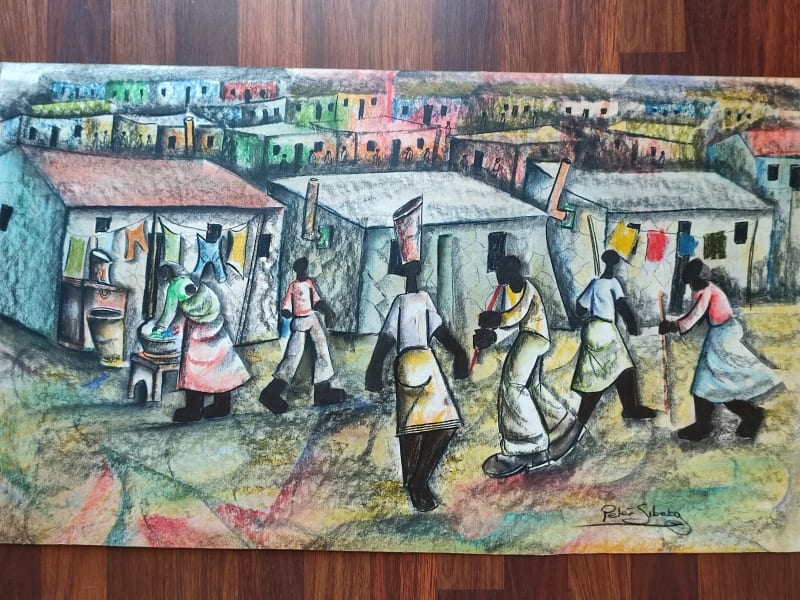 Village Life (2) by Sibeko, Peter