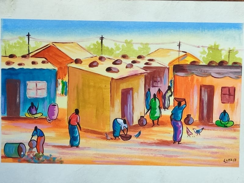 Village Scene by Luka, Fernando
