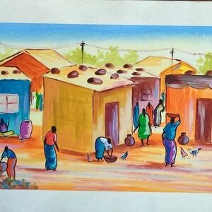 Village Scene by Luka, Fernando