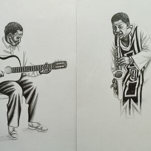Musicians (1) by Ndlovu, Sipho