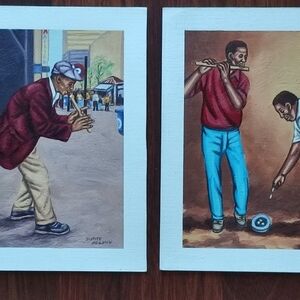 Street Musicians - Flutists (2) by Ndlovu, Sipho