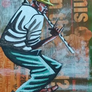 Flutist by Sibisi, Dumisani