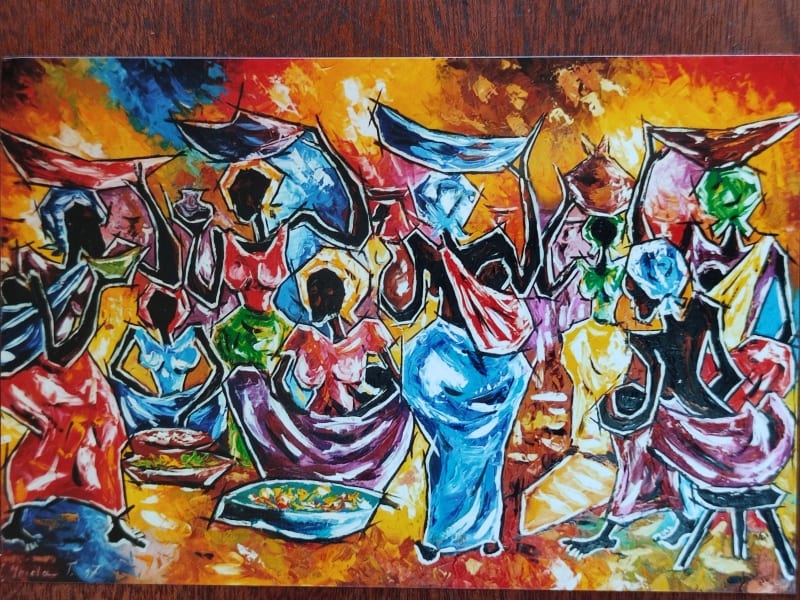 Market Day by Mbiola, F