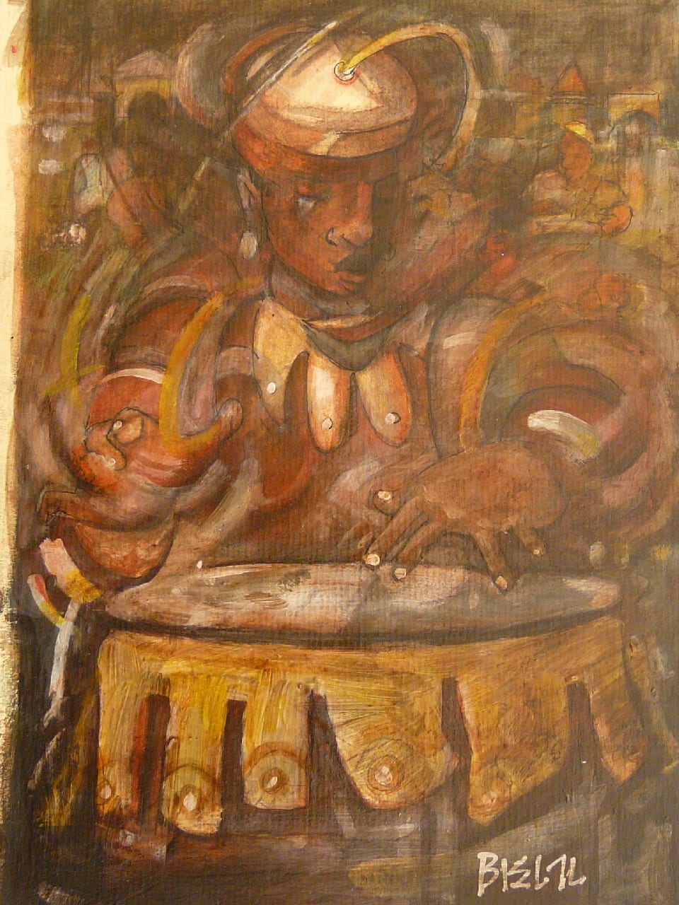 African Drum by Fataar, Bielal